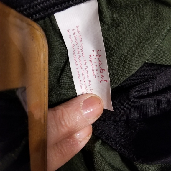 NwT Patented Over belly stretch woven maternity jogger pants size med - Picture 7 of 12